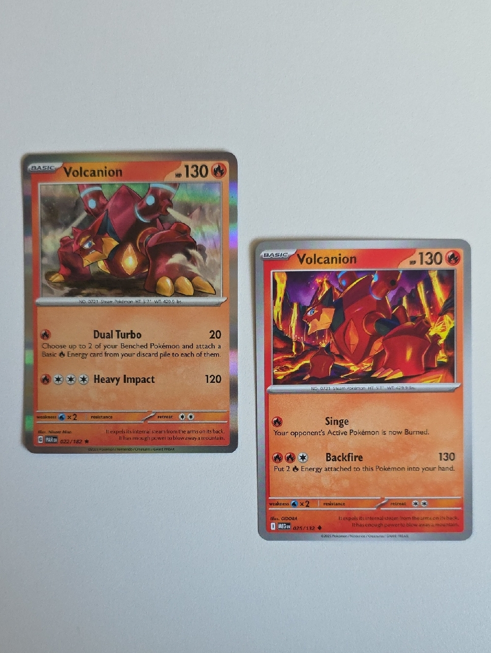 Pokemon Volcanion Trading Cards
